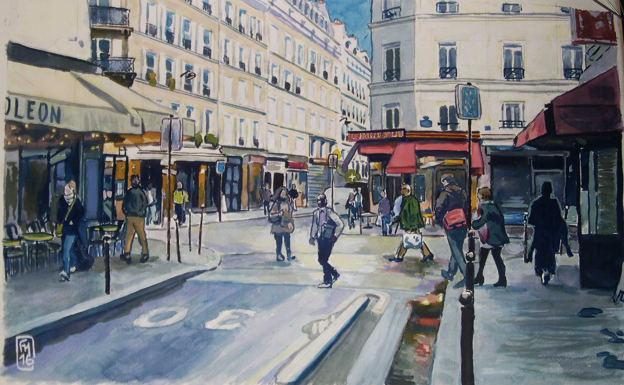 Paris, rue du Faubourg Saint-Denis